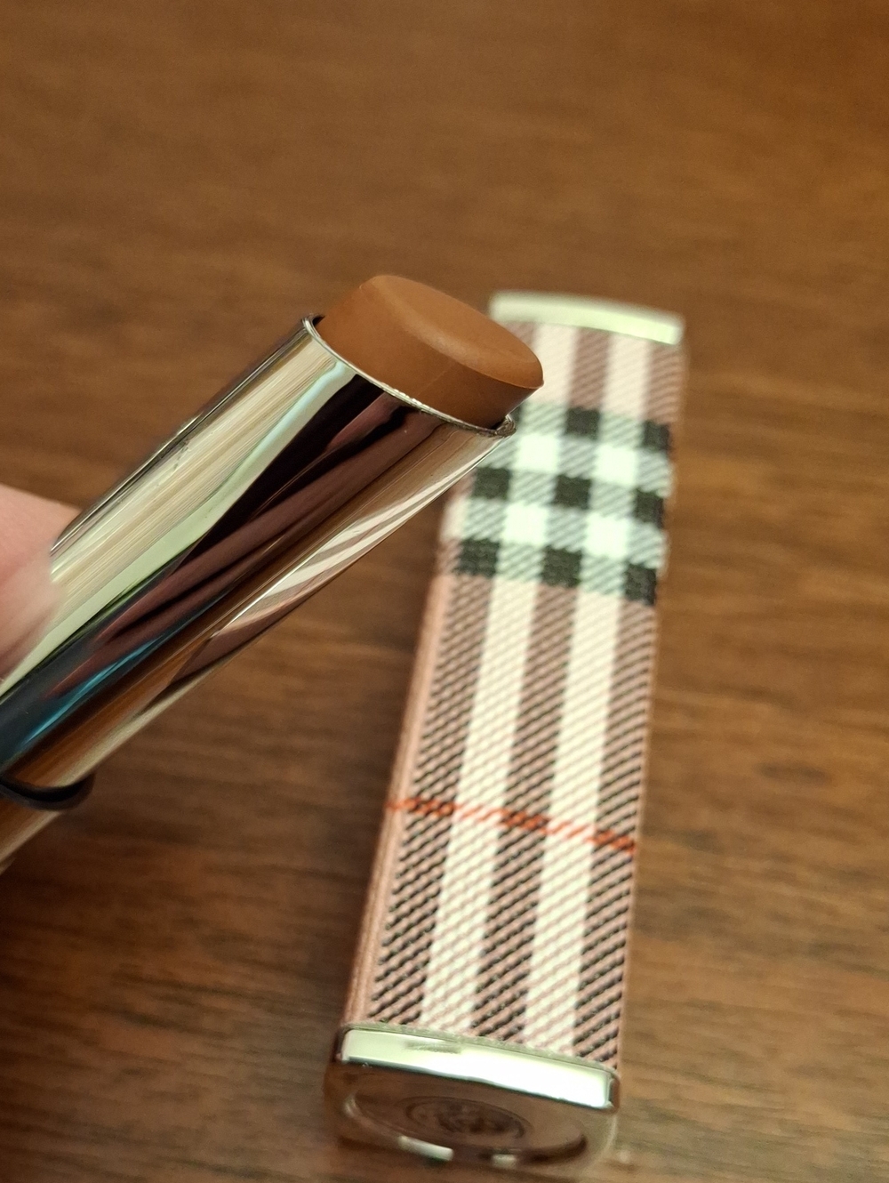 Essential Cosmetics Lipstick Plaid Case New - #5